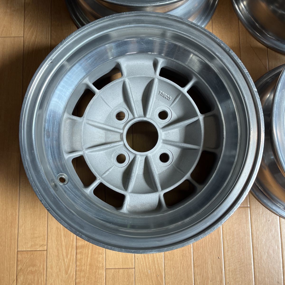 即納】 超希少☆TRD ラリーホイール☆PCD114.3 5J+15☆TOSCO トスコ