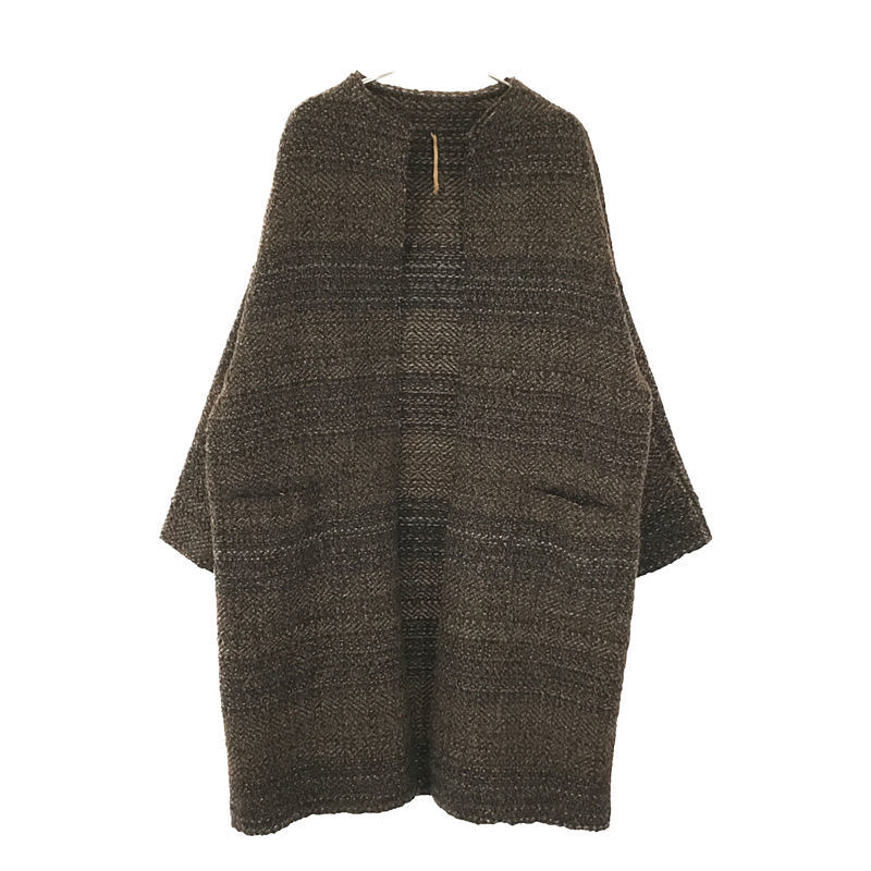 【当店限定販売】 【美品】 ISABELLA STEFANELLI / イザベラステファネリ | Virginia ヴァージニア コート | ブラウン/ブルー系 Mサイズ