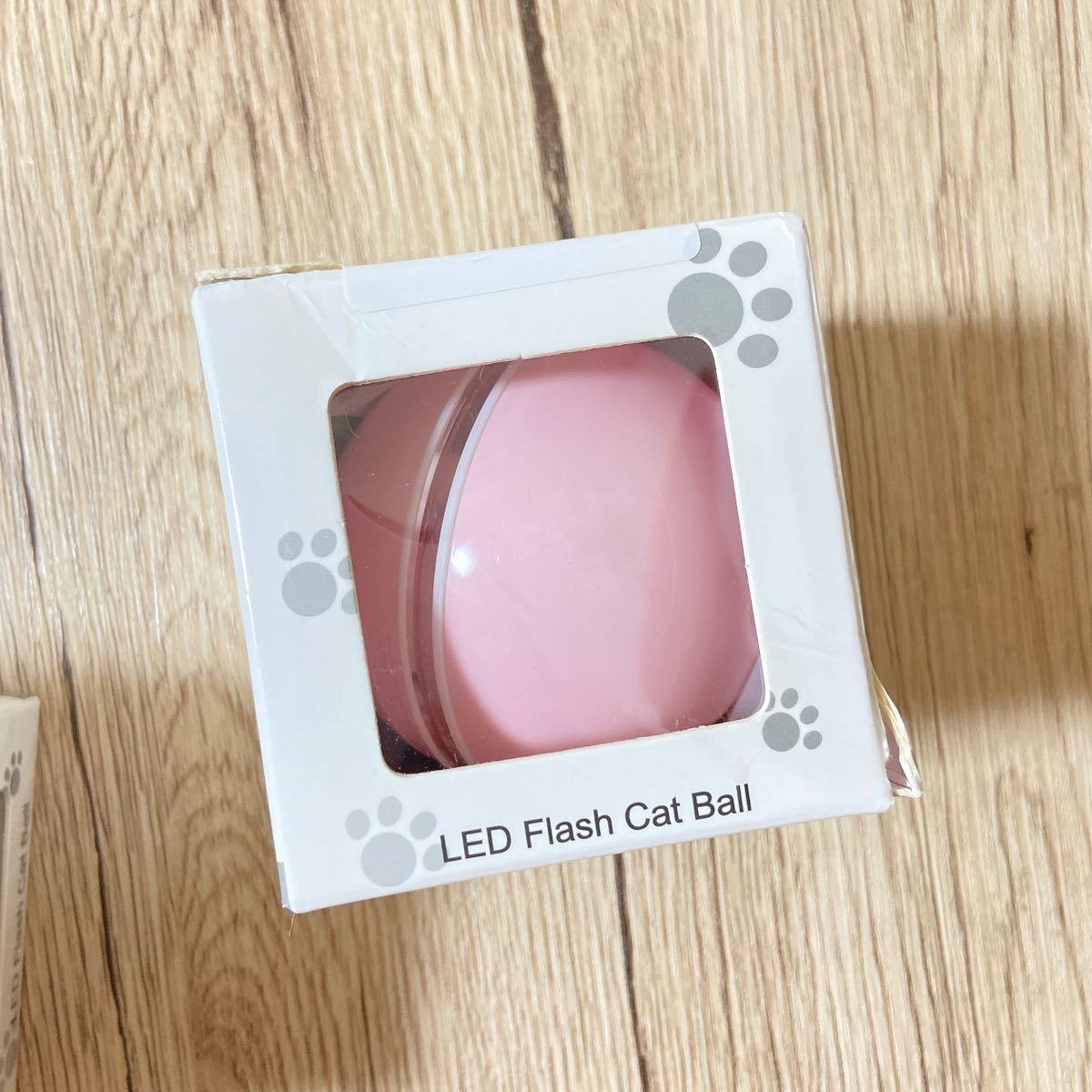 猫おもちゃ 猫 ピンク 猫ボール 電動 光るボール 自動回転 運動不足予防 猫のおもちゃ おもちゃ