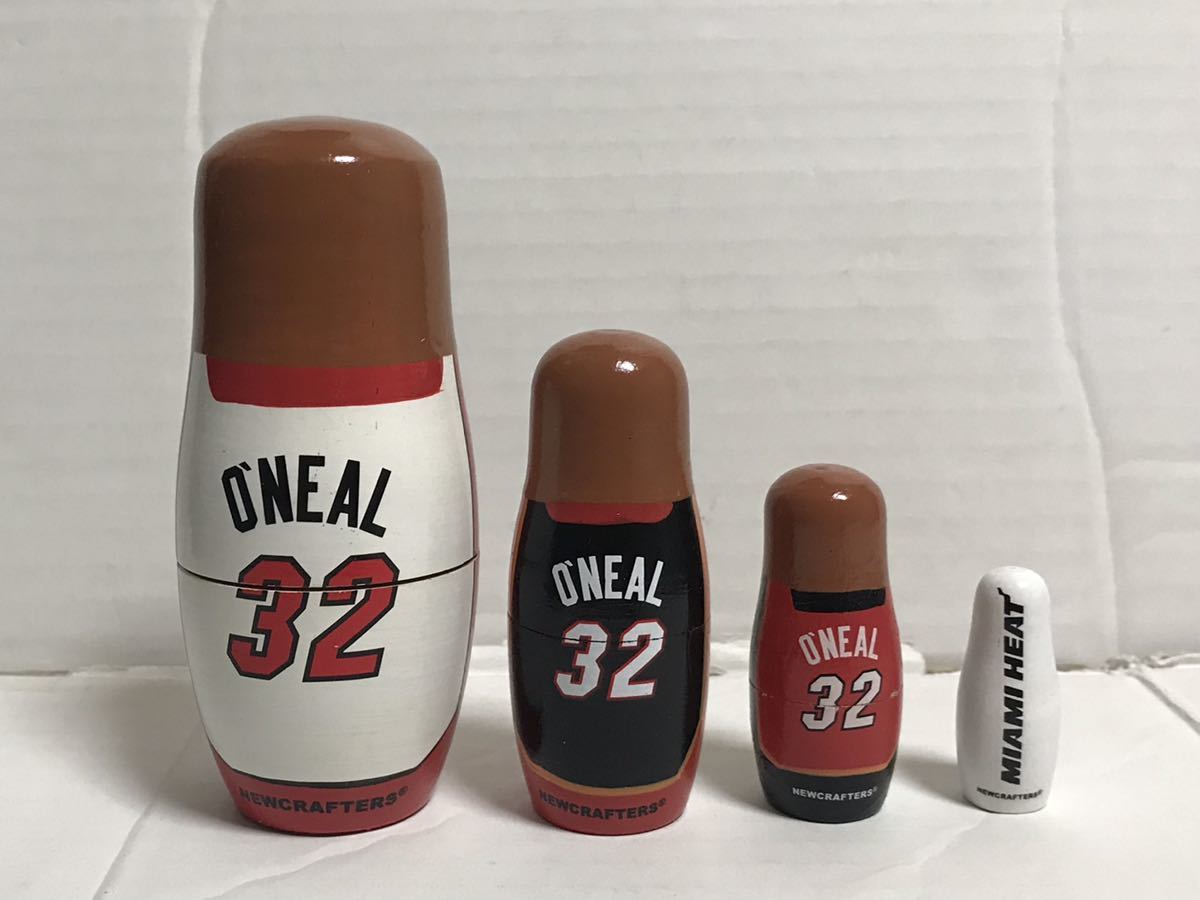  rare article NEWCRAFTERS NBA Shaquille O\'Neal car key ru O'Neill Miami heat #32matoryo- deer doll 5000 body serial number equipped 