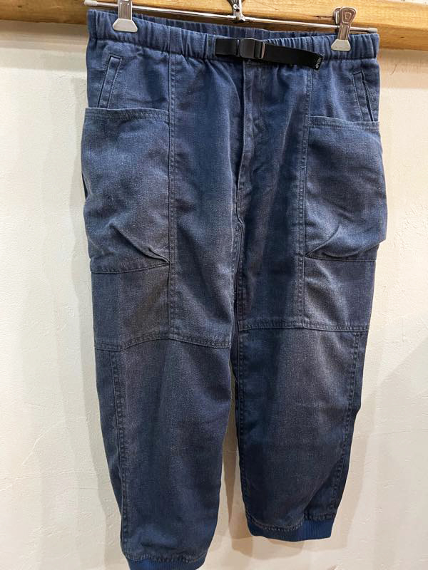 R26★MANASTASH/マナスタッシュ クロップドクライミングパンツ TACOMA PANTS ネイビー系 メンズ パンツ Mサイズ アウトドア USED ★_画像3