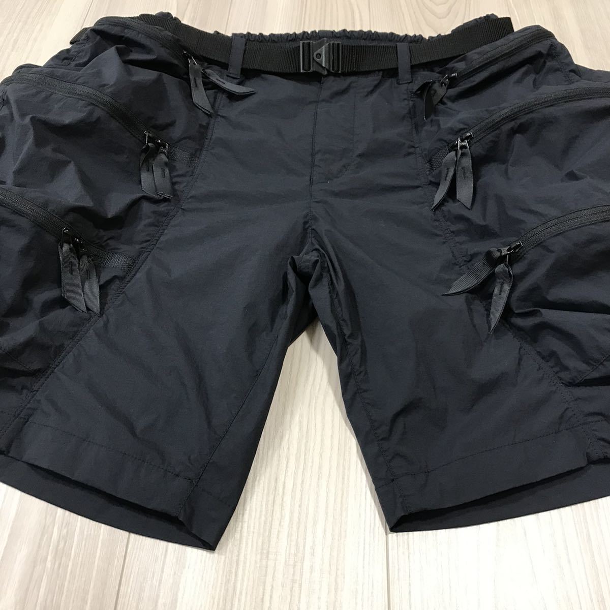 alk phenix container shorts KEVLARアルクフェニックス コンテナ ショーツ ショート パンツ ザック ビッグ ポケット  ネイビー キャンプ