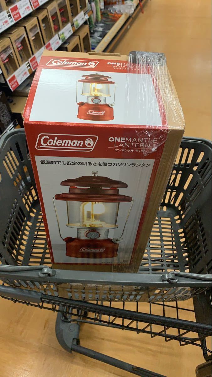 コールマン ワンマントルランタン レッド(赤)新品 最新ロッド 2022年3月製造品 Coleman コールマンランタン