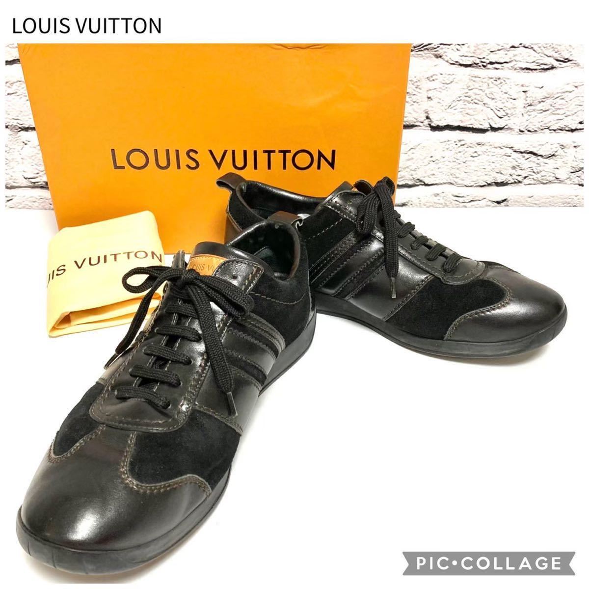 お買い得】サイズ27cm LOUIS VUITTON スウェード&レザー スニーカー