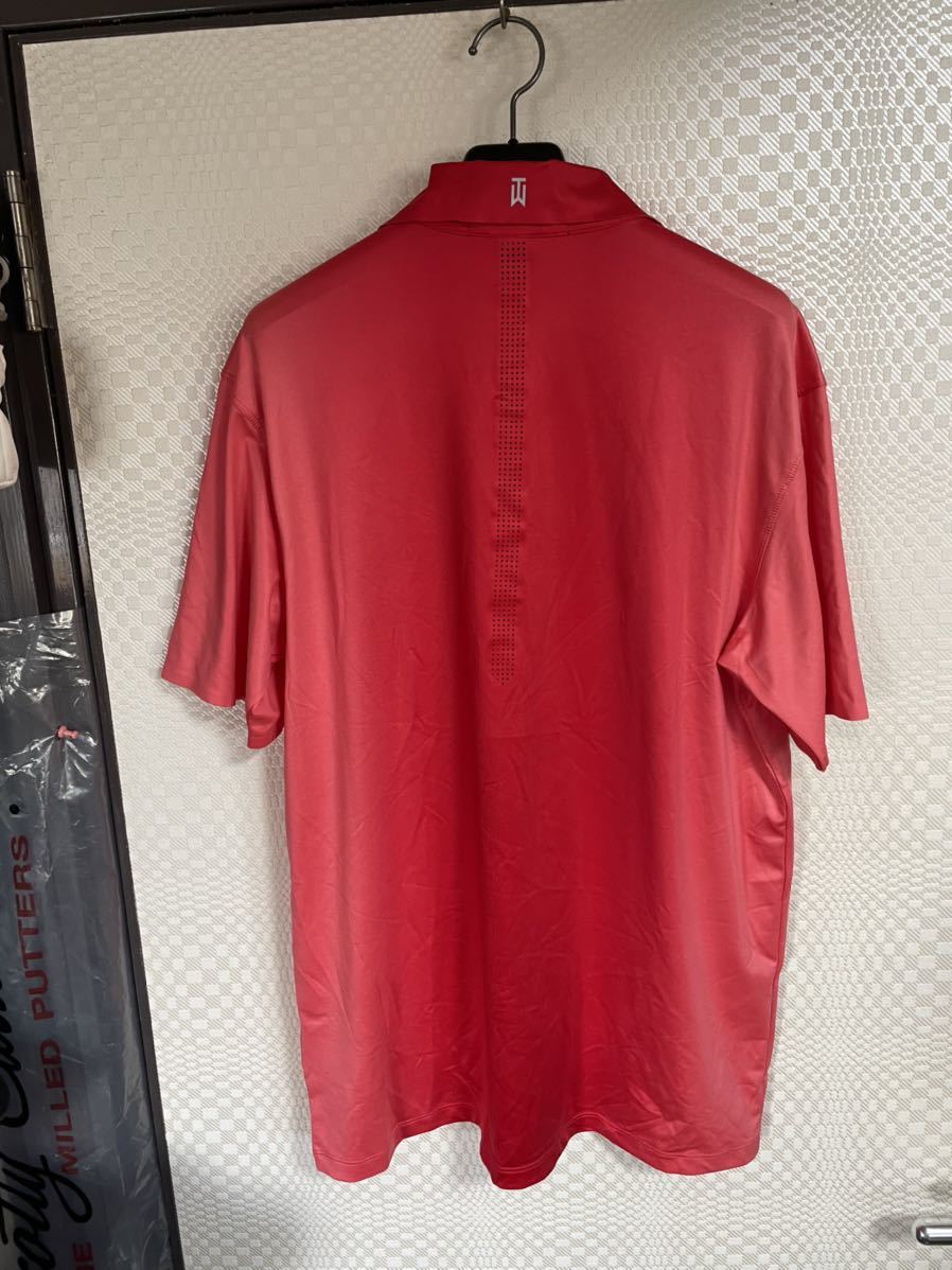  Tiger Woods коллекция короткий рукав dry стрейч рубашка-поло M