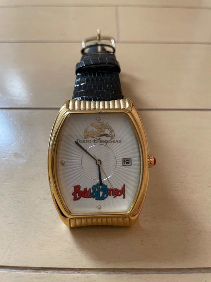 28499円 希少 東京ディズニーシー ブラヴィッシーモ グランドオープニング腕時計 非売品