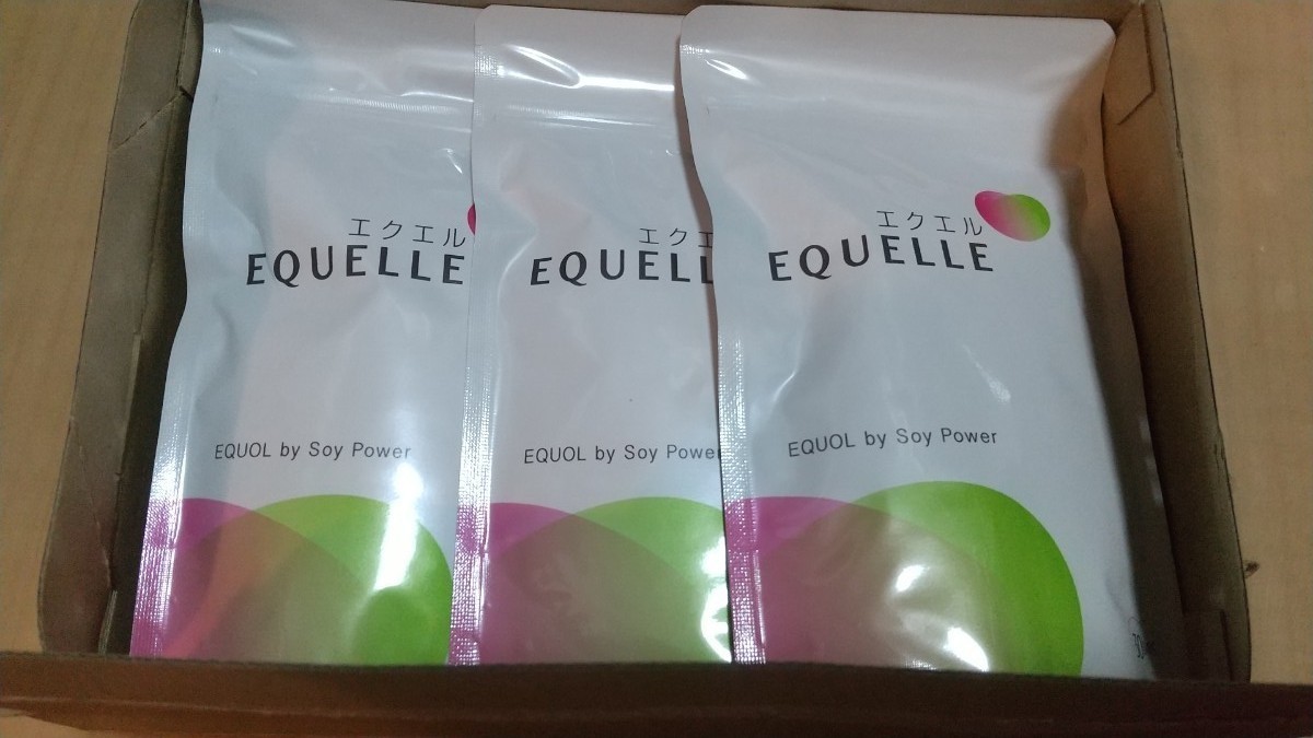 大塚製薬 エクエル EQUELLE パウチ 120粒 約30日分 3袋 セット 送料