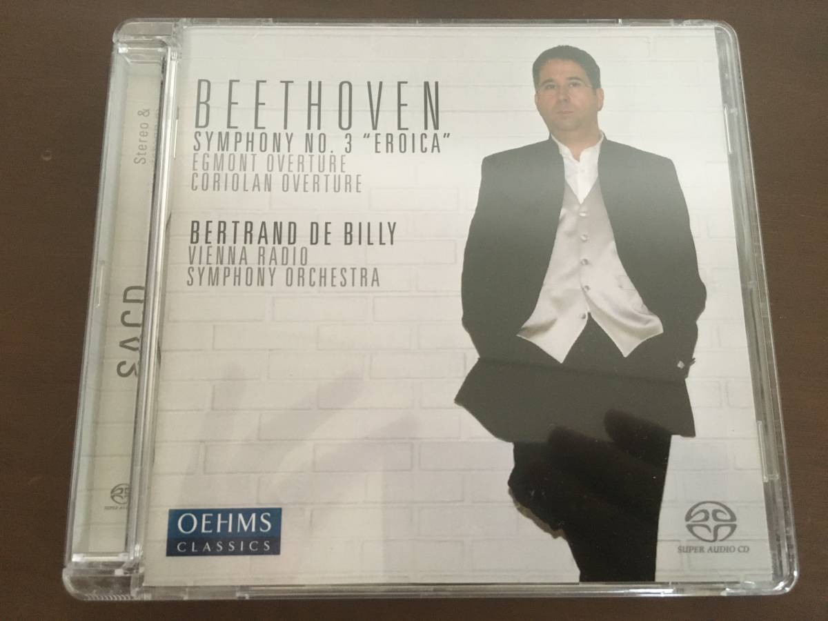 CD/SACD/Ludwig van Beethoven　Symphony No.3”Eroica”・Egmont Overture・Coriolan Overture/【J6】 /中古