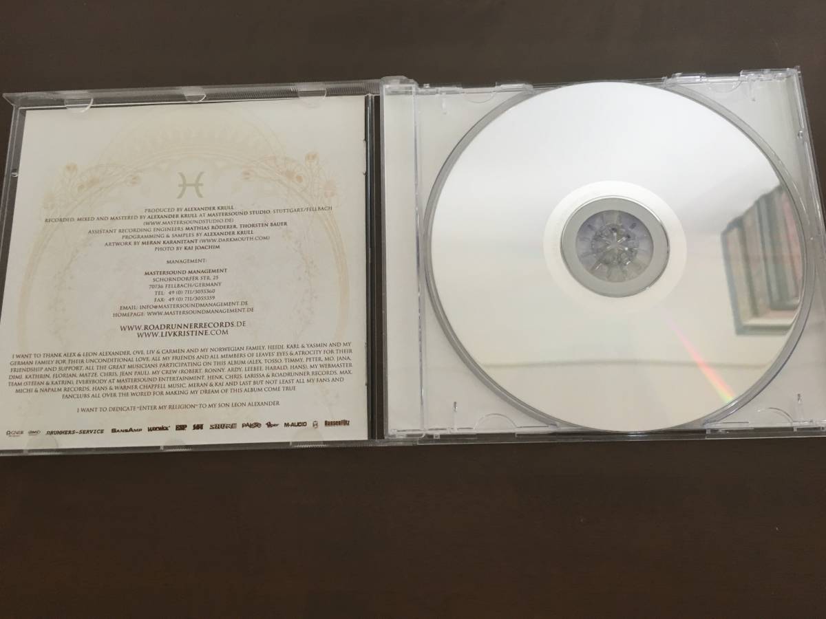 CD/LIV KRISTINE　ENTER MY RELIGION/【J1】 /中古_画像5