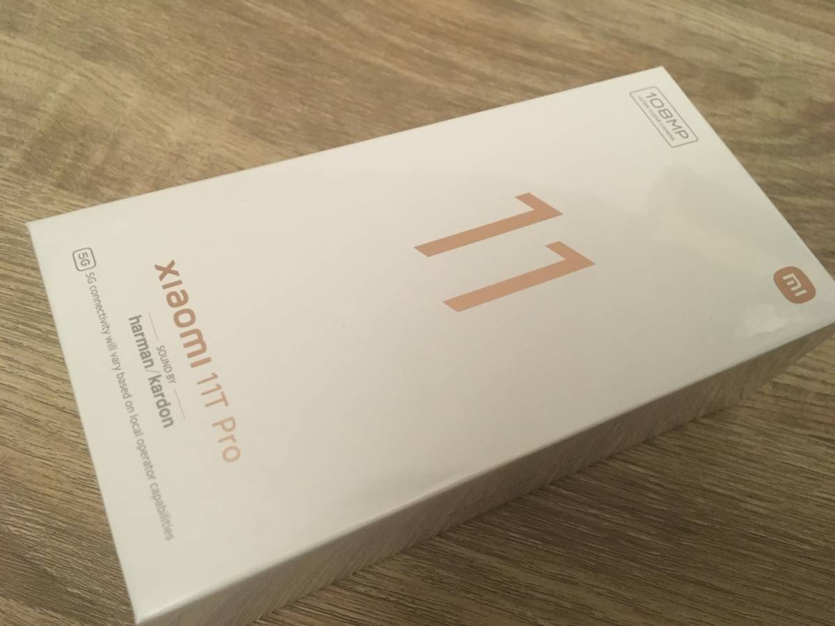 新品未開封】Xiaomi 11T Pro 8 GB + 128 GB 日本語版 SIMフリー メテオ