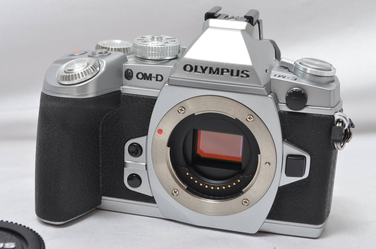 【一部予約販売中】 OM-D ミラーレス一眼 OLYMPUS 【奇跡の196ショット!】 M1 SLV #4250 BODY E-M1 OM-D シルバー ボディ オリンパス