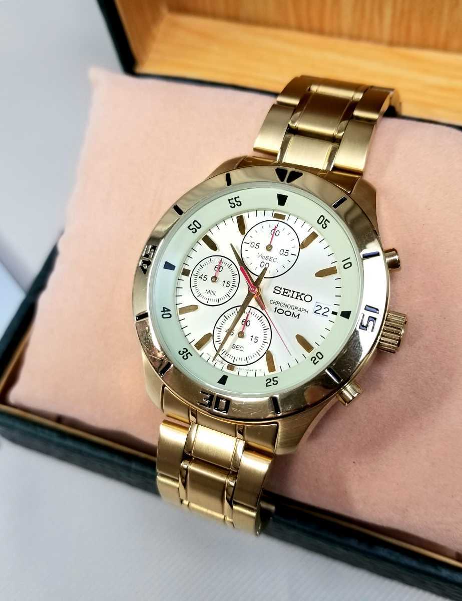 稼働品 SEIKO クロノグラフ SKS404P1 逆輸入モデル holdmeback.com