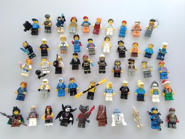 正規品 LEGO レゴ ミニフィグ 50個 大量 まとめ売り スターウォーズレゴシティニンジャゴーNINJAGO ミニフィギュアドラキュラ子どもなど