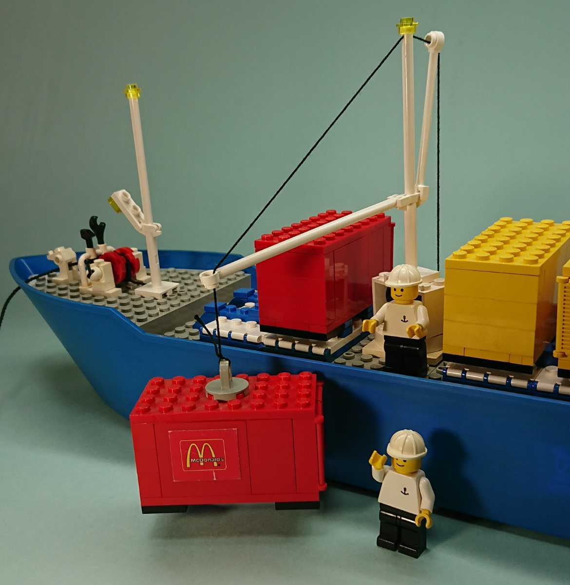 Yahoo!オークション - 水に浮くLEGO 4030 コンテナ船 1980年代の Yahoo!オークション - 水に浮くLEGO 4030 コンテナ船 1980年代の