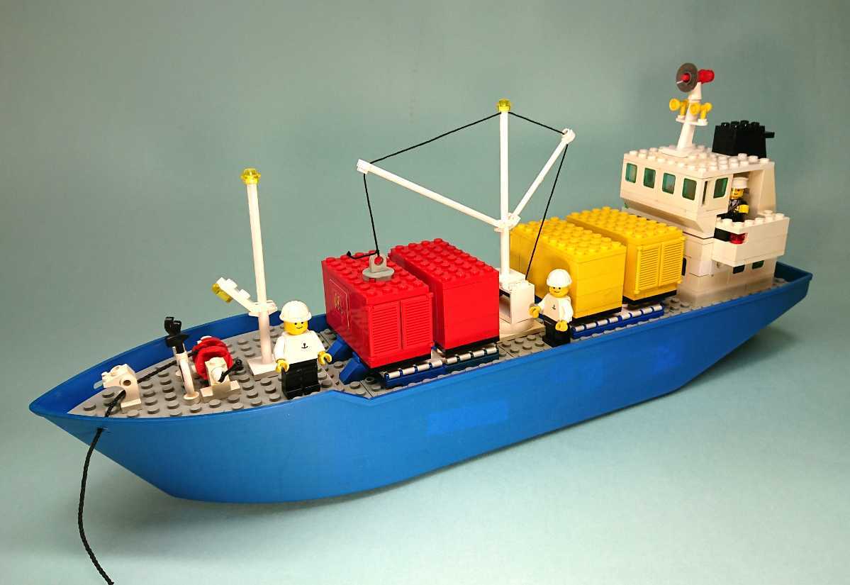 Yahoo!オークション - 水に浮くLEGO 4030 コンテナ船 1980年代の Yahoo!オークション - 水に浮くLEGO 4030 コンテナ船 1980年代の