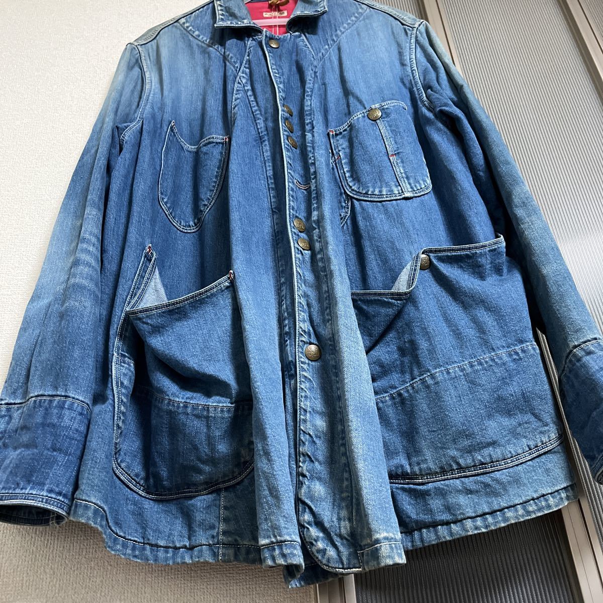 KAPITAL デニム カバーオール キャピタル ワークジャケット size 3