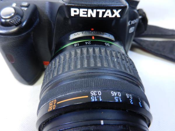 PENTAX ボディ　K100D　レンズ　SMC PENTAX-DA 18-55mm F3.5-5.6 AL　セット　ペンタックス 　デジタル一眼レフカメラ_画像3