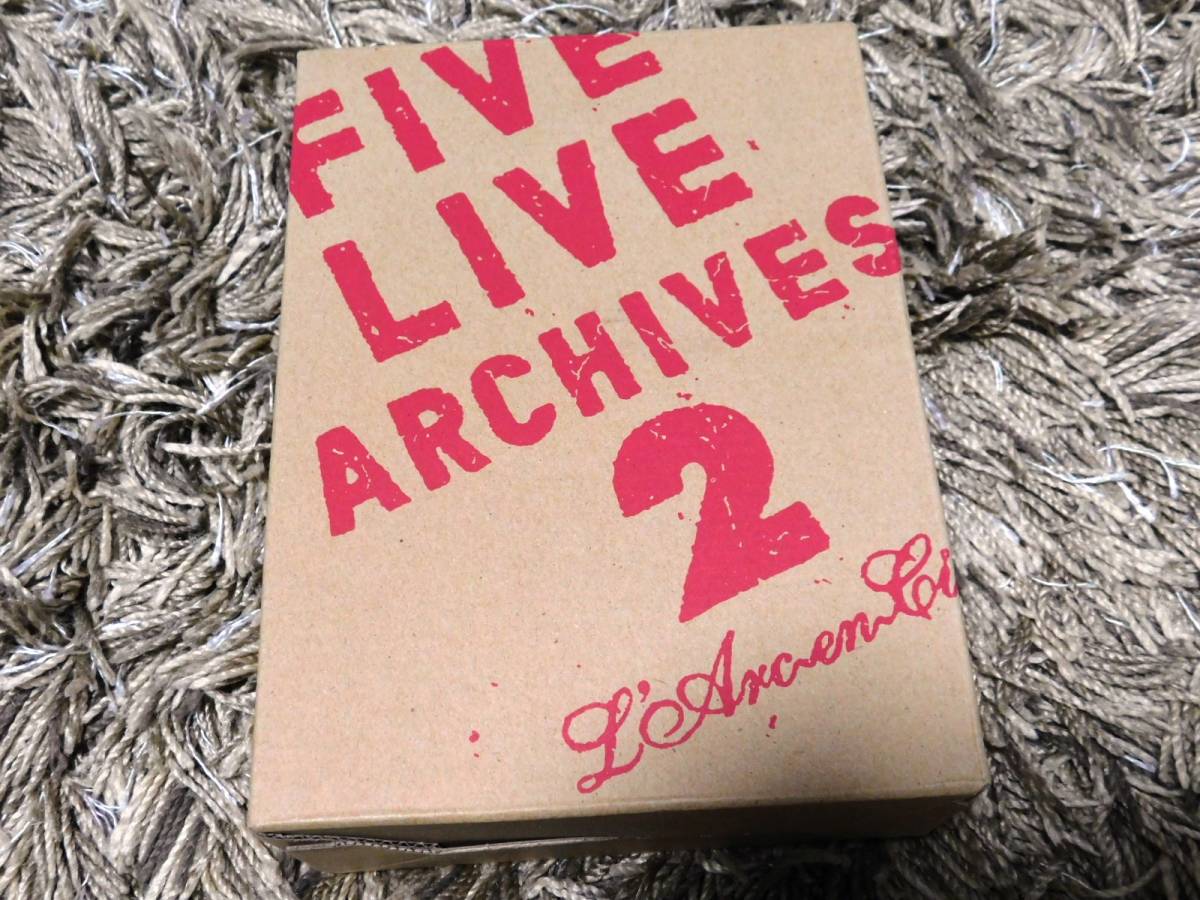  L'Arc～en～Ciel FIVE LIVE ARCHIVES 2 新品未開封完全生産限定盤5枚組DVD-BOX  輸送箱付きラルクアンシエルhyde ken tetsu yukihiro 的详细信息| One Map by