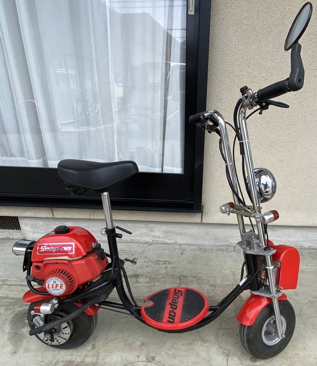 売切☆激レア☆スナップオン☆スクーター☆美品☆混合ガソリン☆マック