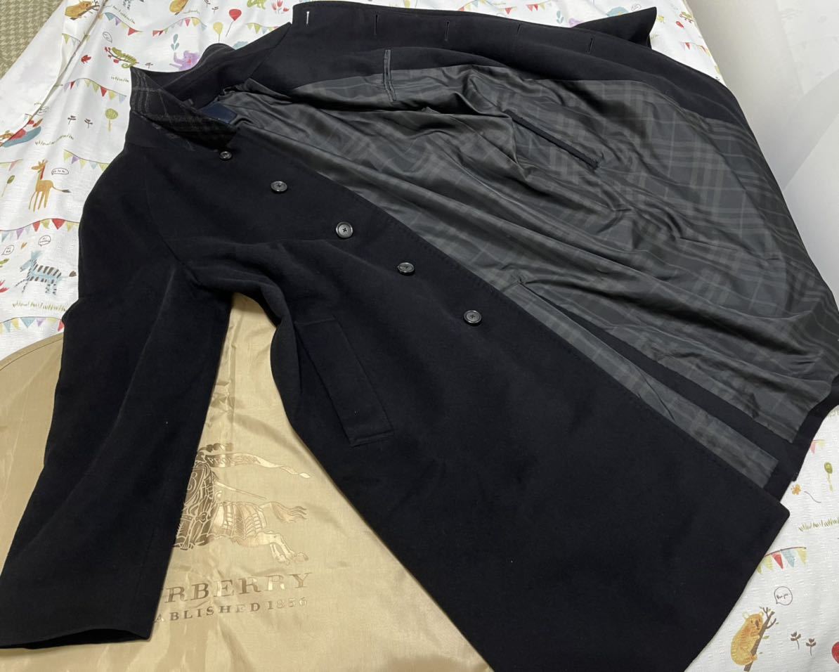 24万☆美品贅沢肉厚カシミアアンゴラウールステンカラーコート春秋冬物