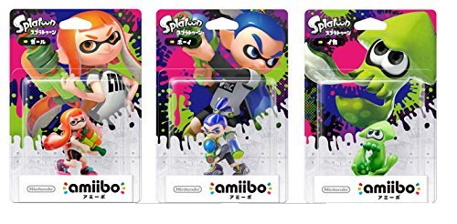 品)amiibo スプラトゥーン 全3種セット ガール ボーイ イカ csirgh.com