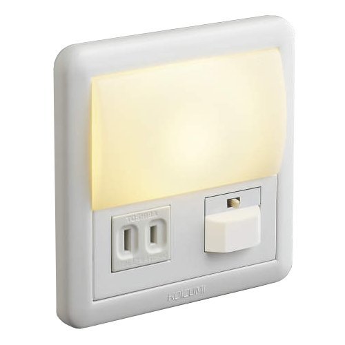 コイズミ照明 LEDフットライトON・OFFタイプ(人感センサ付)電球色 AB39990L(未使用・未開封品)