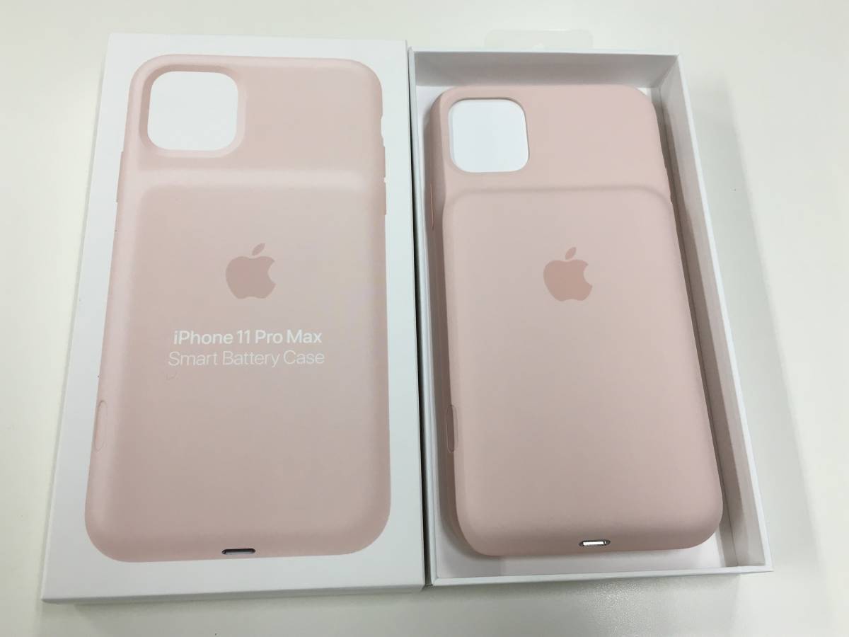 1.送料無料　新品未使用品 iPhone11 Pro MAXバッテリーケース ピンク apple純正品 正規品