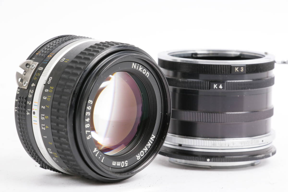 300B3/ NIKON AI-S Nikkor 50mm 1:1.4 ニコン マニュアル単焦点レンズ