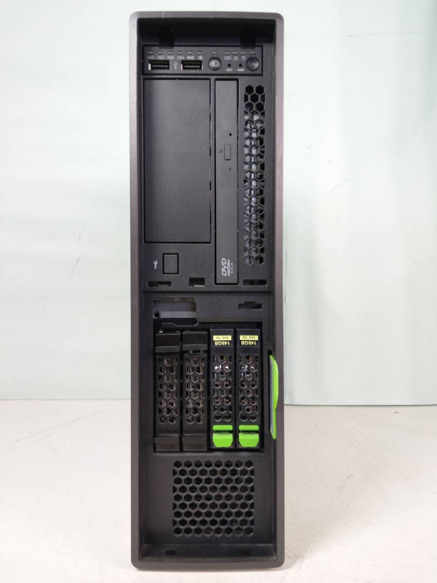 【OSなし】富士通 PRIMERGY TX120 S3(PYT12PT2S)/XEON E3-1220 v2/4GB/HDD欠品/BIOS起動確認/本体のみ/100サイズ_画像3