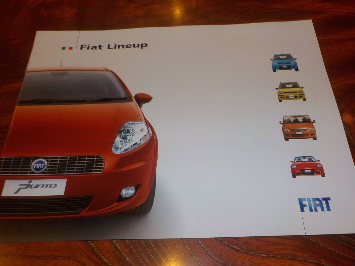 *[ Fiat ] line-up catalog /2006 year / grande Punto / Panda /NEW Barchetta / Multipla other 