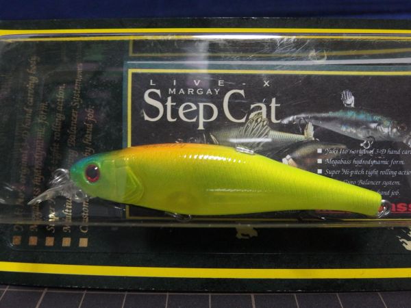 ☆Megabass メガバス MARGAY Step Cat ステップキャット SKELTON CHART 2005 新品未開封☆_画像2