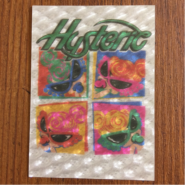 HYSTERIC MINI sticker ヒステリックミニ 非売品 キラキラステッカー シール 2枚SET ④_画像2