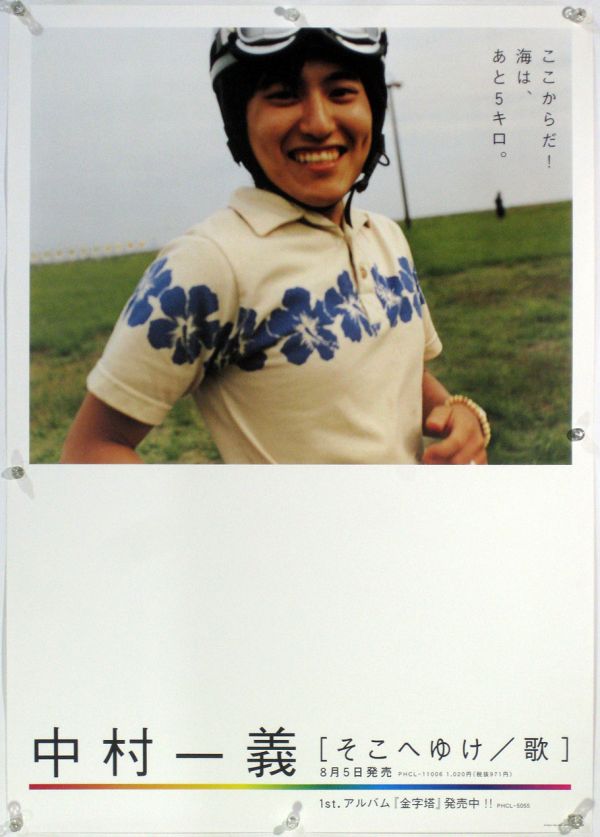  Nakamura Kazuyoshi 100s.. расческа .B2 постер (I20015)