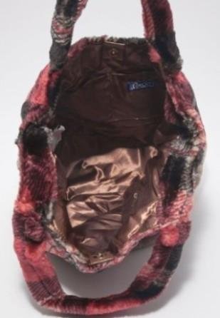  prompt decision * new goods unused *ROOTOTE round fur check Check