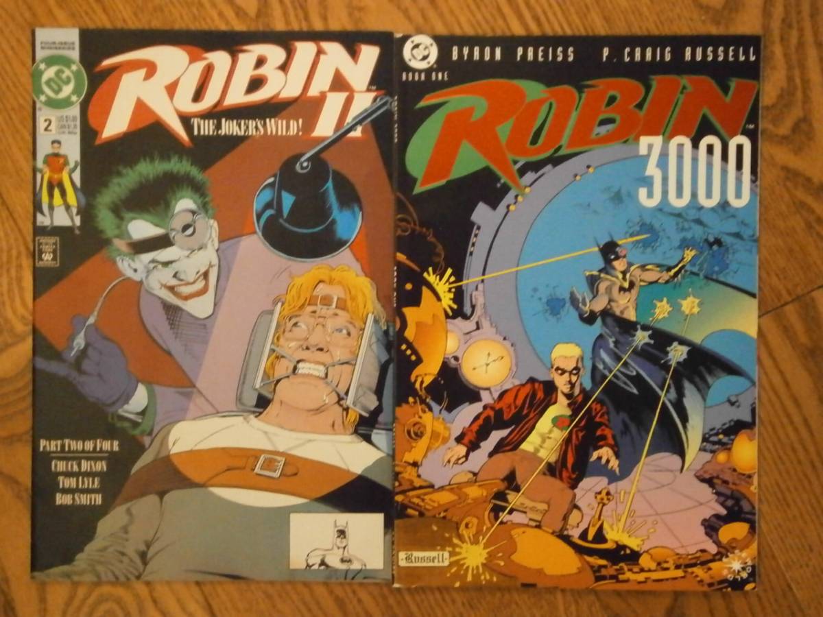 英語版　アメコミ　DCコミック　ロビン（ROBIN）　1991年、1992年発行　2冊セット_画像1