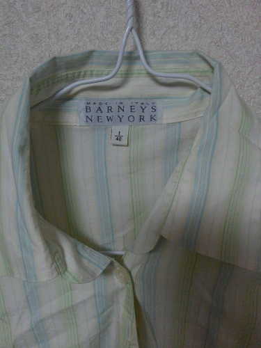  Barneys New York рубашка с коротким рукавом 7 минут длина Италия производства 