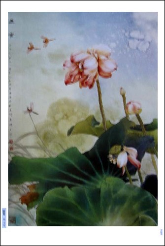 9787530530603... name house . writing brush lotus flower . selection compilation China . book of paintings in print lotus. .. person 