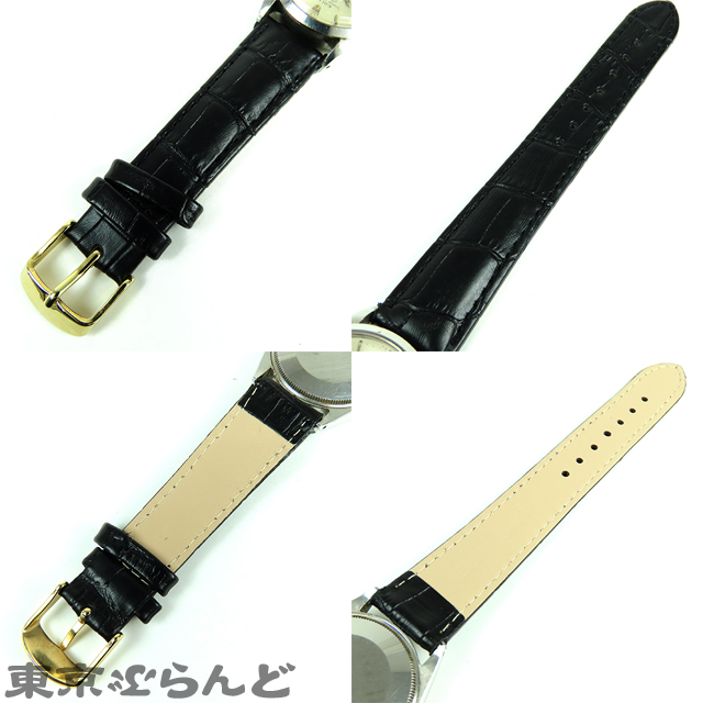 101615416 1円～ ロレックス オイスターパーペチュアル エアキング プレシジョン 腕時計 5500 メンズ SS 自動巻 社外ベルト・尾錠_画像8