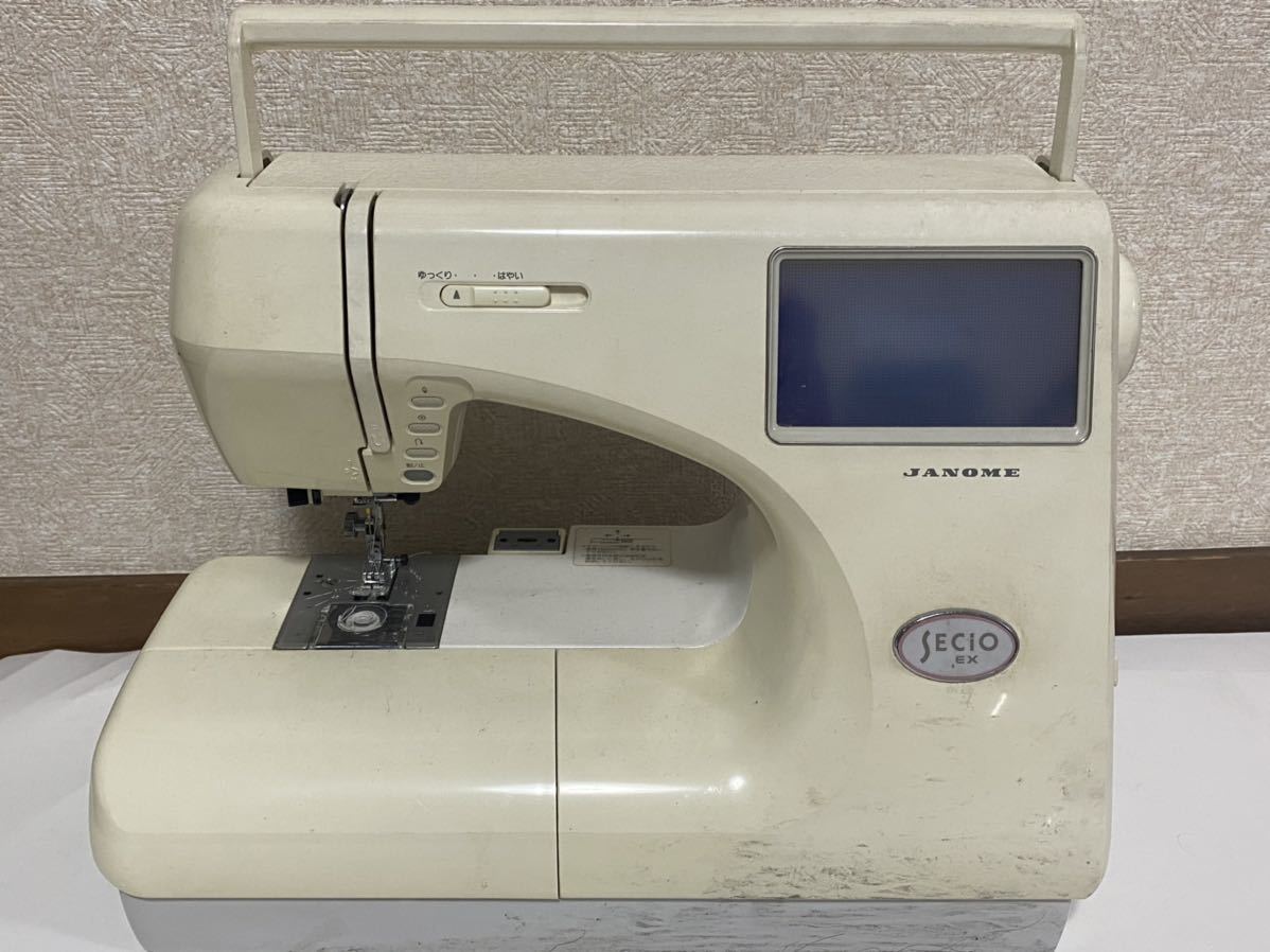 JANOME コンピュータミシン SECIO EX 通電確認済み | www.bauen.com.ar