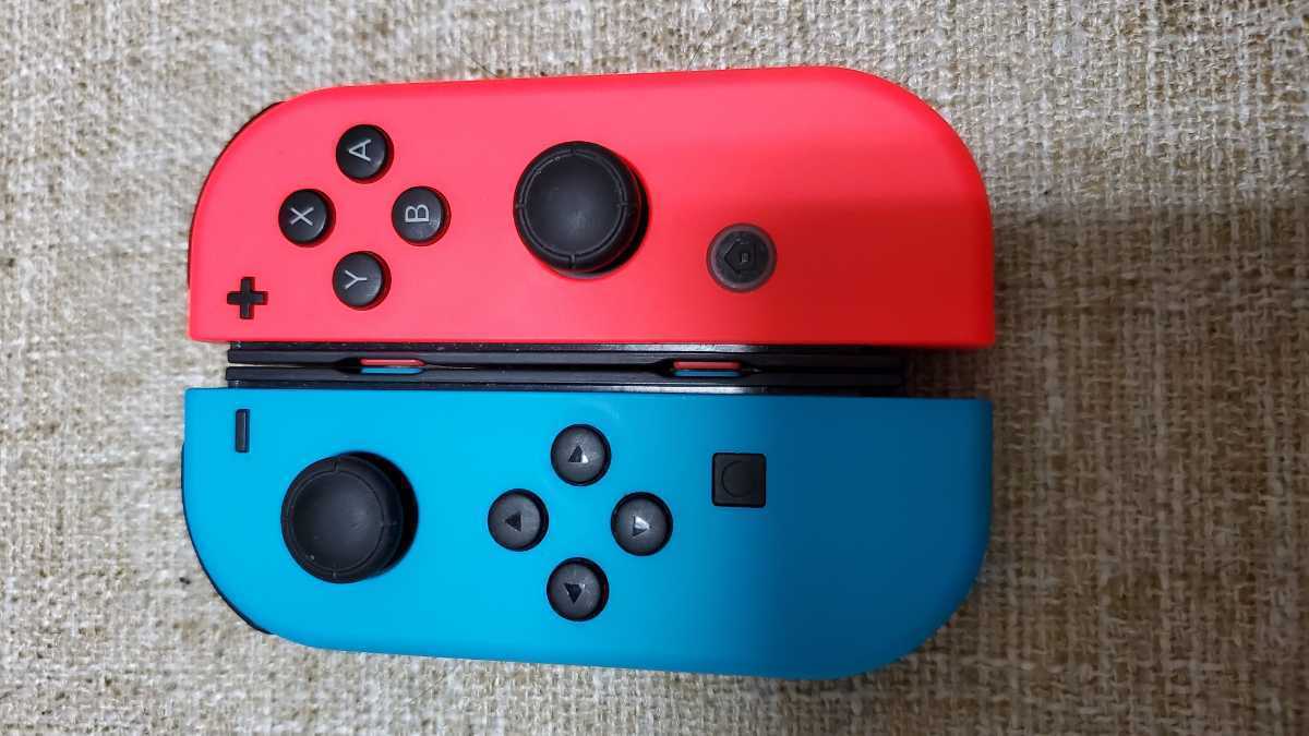 中古品 動作確認済 初期化済 ニンテンドー スイッチ Nintendo Switch Joy-Con （L）ネオンブルー/（R）ネオンレッド HAC-S-KABAA_画像4