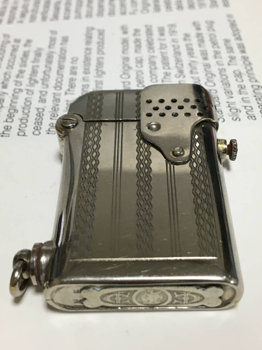 C1920 Thorens side filler oil lighter トーレンス　　第3世代　サイドフィラー　風防付き　オイルライター　超美品_画像10