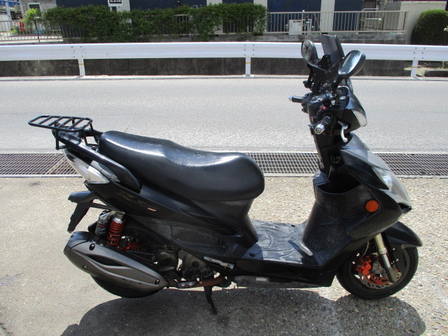 ▲8480▲キムコ　KYMCO　レーシングキング180FI　（RACING KING）　RFBSC36A　ブラック　実働　愛知_画像1