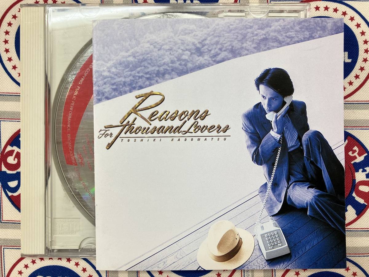 角松敏生★中古CD国内盤帯付「REASONS FOR THOUSAND LOVERS」_画像2