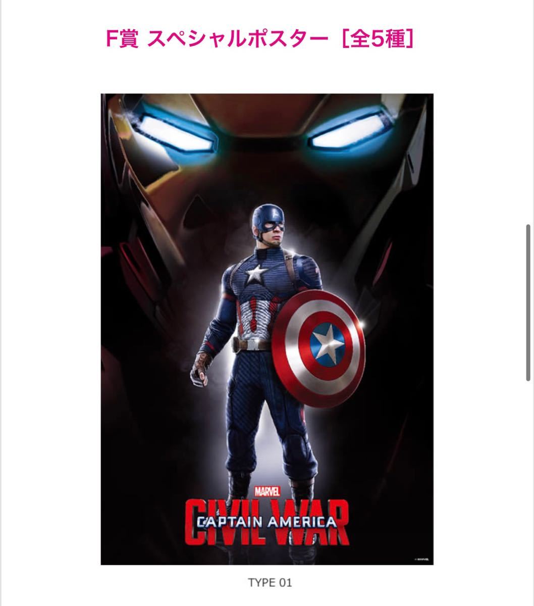 マーベル MARVEL Happyくじ ポスター