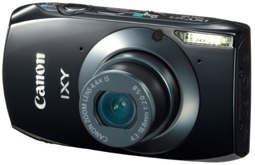 【 良品】 Canon デジタルカメラ IXY32ブラック IXY32S(BK) 1210万画素 光学4.4倍ズーム 3