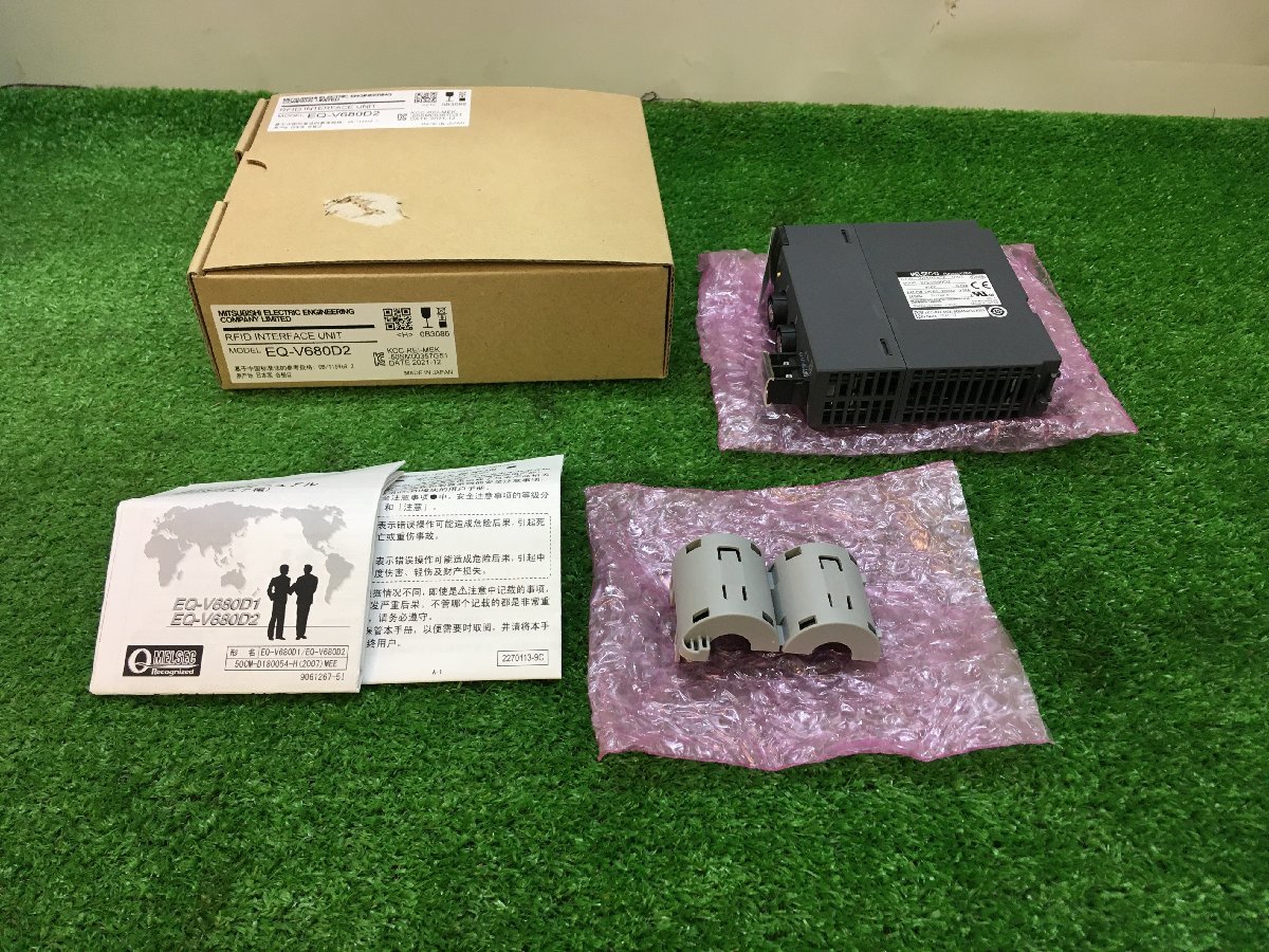 未使用品】三菱電機 RFIDインタフェースユニット EQ-V680D2