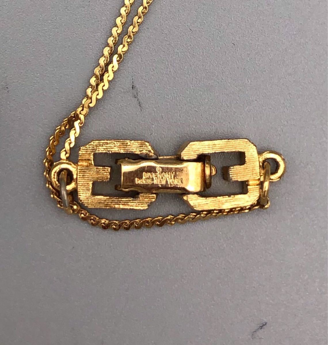 GIVENCHY ジバンシー ブラックパール ラインストーン ネックレス GIVENCHY ジバンシー ブラックパール ラインストーン ネックレス