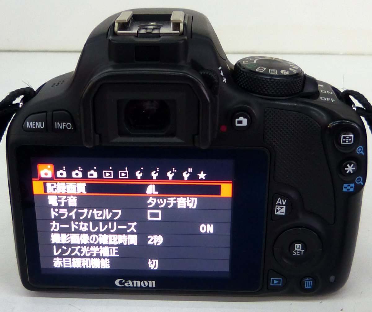 ☆CANON キャノン デジタル一眼レフカメラ【EOS Kiss X7】レンズ2本付