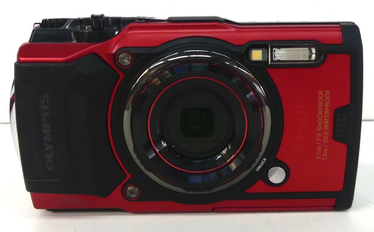 ☆美品!OLYMPUS オリンパス デジタルカメラ Tough【TG-6】レッド☆ ink
