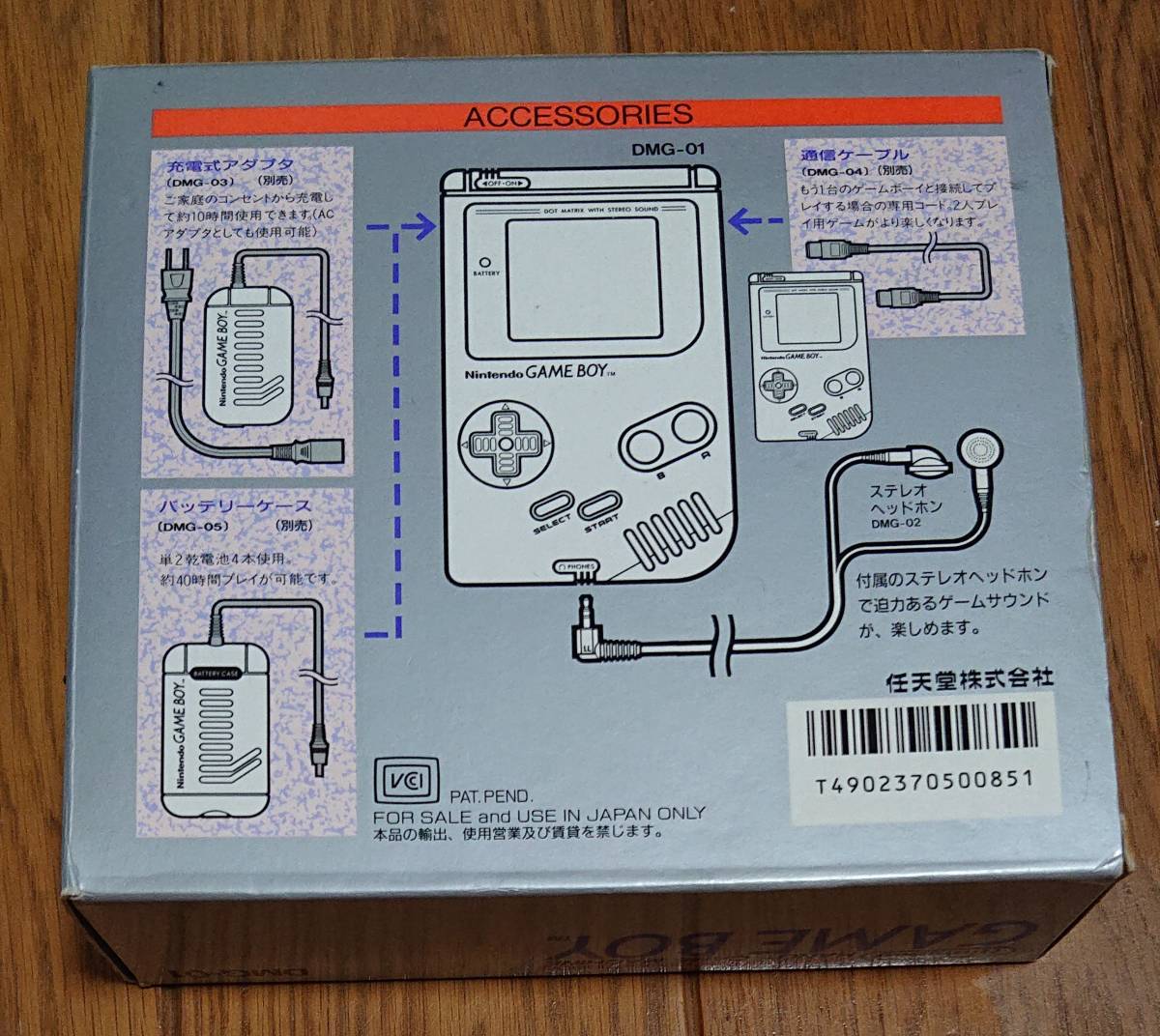 初代ゲームボーイ DMG-01 箱・取説-